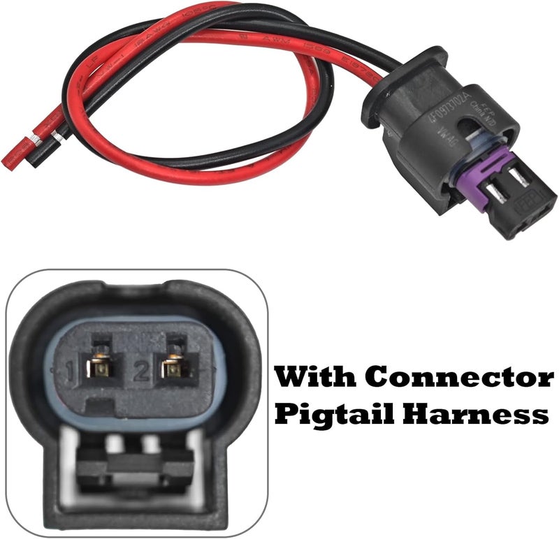 Formiden 13583411 Ambient Air Temperature Sensor with Connector Pigtail Harness Compatible with Buick Chevy Cadillac GMC - Image 3
